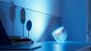 Room illuminated with cool blue LED light, demonstrating the cool appearance of high color temperature lighting